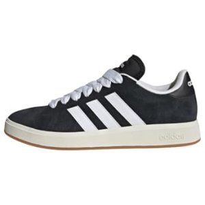 adidas Hombre Grand Court Base 00S Shoes, Core Black/Cloud White/Gum, 42 EU