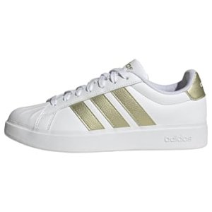 adidas Mujer Streettalk Shoes, FTWR White/Gold Met./FTWR White, 40 2/3 EU