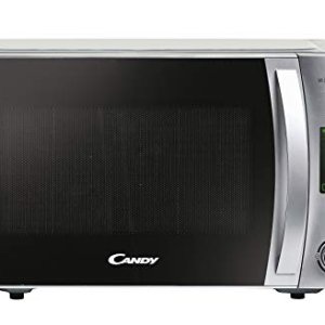 Candy X-Range CMXG22DS/ST, Microondas con Grill, 22L, 1250W, 5 Niveles, Digital, 40 Programas, Bloqueo, Plato 25,5CM, Grill Rack, Accesorio Vapor, Express Cooking, Temporizador, App simply-Fi, Inox