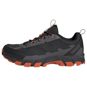 adidas Hombre Terrex Rockadia Hiking Shoes, Carbon/Core Black/Semi Impact Orange, 42 EU