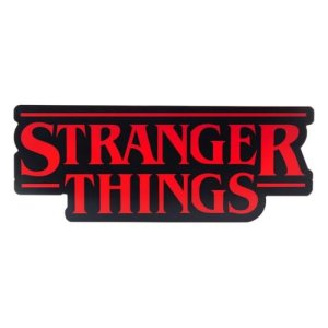 Paladone Luz con Forma del Logo de Stranger Things, 30 cm (11,8″) de Ancho, Lámpara de Pared o Escritorio con Alimentación USB o Pilas, Modos de Luz Fase y Pulso, Producto Oficial de Netflix