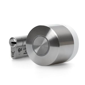 Nuki Smart Lock Ultra, cerradura electrónica von Bluetooth, WiFi & Matter, Integración sencilla en el Smart Home, Abrir la puerta con acceso remoto, con 3 modos de bloqueo diferentes