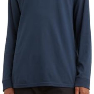 Levi’s Long-Sleeve Original Housemark Tee, T-Shirt para Hombre, Cotton + Patch Dress Blues, L