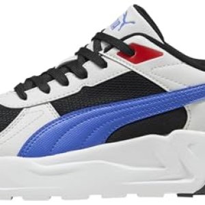 Puma Tenis Unisex Trinity 2 LT, Negro-Zafiro Real-Gris Pluma, Talla 8, Puma Negro Royal Sapphire Feather Gray, 42 EU