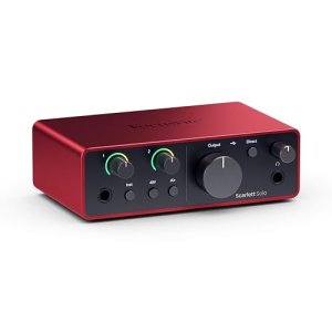 Focusrite Scarlett Solo interfaz de audio USB-C 4.ª gen