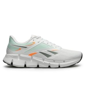 Reebok Zig Dynamica 6, Zapatillas de Deporte Hombre, FTWR White Tranquil Teal Atomic Tangerin, 42 EU