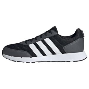 adidas Unisex adulto Run 50S Shoes, Core Black / Cloud White / Grey Six, 40 EU