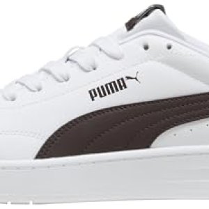 PUMA Zapatillas Court Classic Clean Unisex 42, White Chocolate Fondue Brown