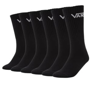 Vans Calcetines altos para hombre, color negro, L, Negro, L