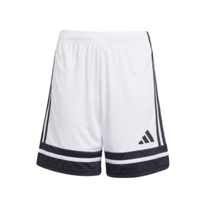 adidas Unisex niños Squadra25 Short Kids Shorts, White/Black, 5-6 Years