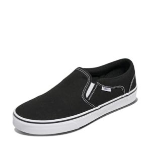 Vans Asher, Zapatillas Deportivas Hombre, Black and White, 43 EU