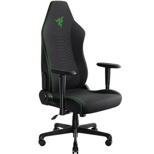 Razer Iskur V2 X – Silla de Juego Esencial con Soporte Lumbar Integrado (Almohadillas moldeadas de Espuma de Alta Densidad, reposabrazos 2-D, Tela con Acabado Suave) Negro