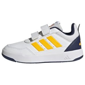 adidas Unisex niños Tensaur Sport 3.0 Hook and Loop Kids Shoes, FTWR White/Collegiate Gold/Collegiate Navy, 31 EU
