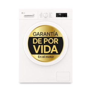 LG W4X1085NWH – Lavadora Secadora Inverter Direct Drive 8/5kg, 1400 rpm, 6 Motion, Vapor Steam, Wi-Fi ThinQ, Clasificación A (Lavado) E (Secado, Serie 140, Blanco