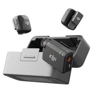 DJI Mic Mini (2 TX + 1 RX + Estuche Carga), superligero, Sonido detallado