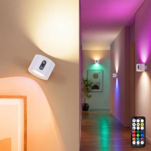 Aplique LED LuminexDesigns RGB recargable