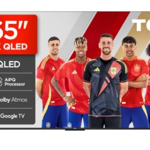 TCL 65T69C 65 Pulgadas QLED 4K HDR10+ Smart TV, Google TV, Dolby Atmos