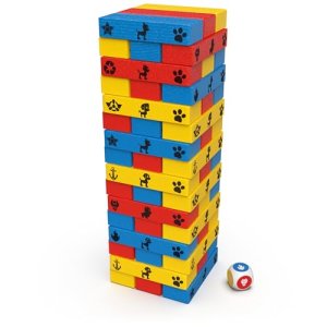 Spin Master Games Patrulla Canina Torre Madera Juego de Equilibrio +5 Años