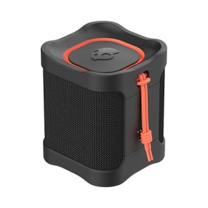 Skullcandy Terrain Mini Altavoz Portátil Inalámbrico con Bluetooth, Impermeabilidad IPX7, 14 Horas de Batería, True Wireless Stereo y Correa Integrada para Viajes y Uso en Exteriores – Negro