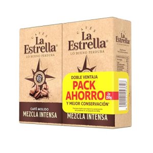 La Estrella Café Molido Mezcla Intensa 250g – 2 paquetes
