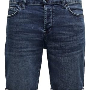 Only & Sons Onsply Reg D Blue Jog PK 8582 Dnm Noos Pantalones Cortos Hombre, Azul Denim, S