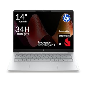 HP OmniBook 3 Ordenador Portátil, 14″ WUXGA, Snapdragon X, 16GB, 512GB