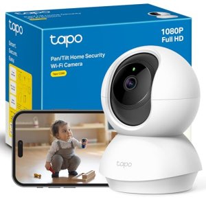 Tapo C200 – Cámara de Vigilancia WiFi Interior 360º, 1080p, Detección IA