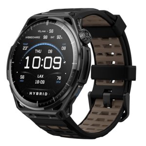Amazfit Balance 3 Reloj Inteligente GPS 48mm, Pantalla AMOLED 1,5″ Cristal Zafiro, NFC, batería de 21 días, Linterna, 64 GB de Almacenamiento, mapas, HYROX, para Android e iPhone, Titanio