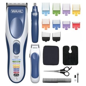 Wahl Colour Pro Kit de cortapelo inalámbrico 3 en 1: barba, orejas y nariz
