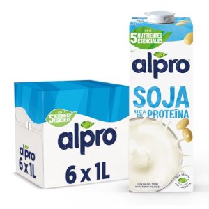 Alpro Bebida Vegetal de Soja – Pack de 6 x 1L