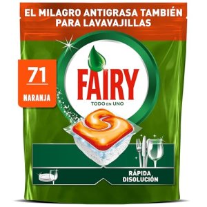 Fairy Original TodoEn1 Cápsulas Lavavajillas Máquina Naranja, 71 Cápsulas