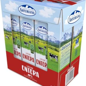 Leche entera natural fresca