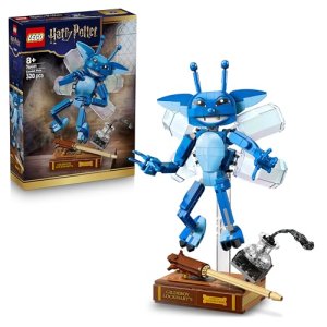 LEGO Harry Potter Duendecillo de Cornualles – Figuras Articuladas con Libro y Varita de Gilderoy Lockhart – Decoración para el Dormitorio – Regalo de Cumpleaños para Niñas y Niños de 8+ Años – 76461