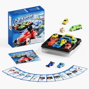 Juego de rompecabezas deslizante Unblock Car Klotski, juego de mesa de lógica de atascos de tráfico, con 16 coches y más de 100 desafíos, juguete de ingenio STEM para 2 jugadores.