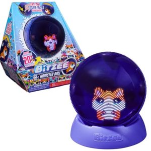 Bitzee – Mascota Digital Hamster Ball – Mascota Virtual con 20 Hamsters – Mascota Interactiva Que Rueda y Reacciona al Tacto con Interacciones y Sonidos – Juguetes Niños 5 Años +