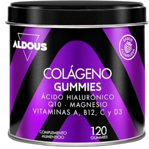 120 Gominolas Colageno + Magnesio, Acido Hialuronico Coenzima Q10 – Energia