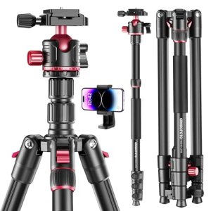 CAMBOFOTO Trípode Profesional 188 cm con Cabezal de Bola 360°