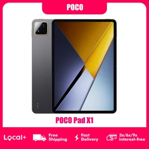 Tablet POCO Pad X1 de 8GB y 512GB, Pantalla de 11» y 144Hz, Wi-Fi 6E, Batería de 8850mAh