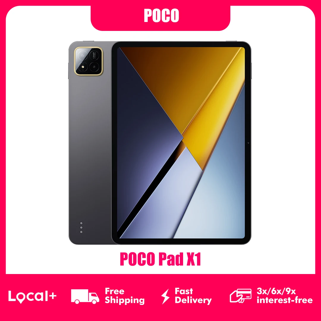 Tablet POCO Pad X1 de 8GB y 512GB, Pantalla de 11'' y 144Hz, Wi-Fi 6E, Batería de 8850mAh