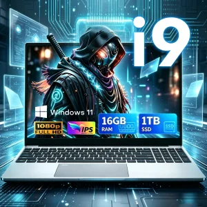 Laptop para Juegos 2026, Intel Core i9 10980HK/i3-6100U, Windows 11 Pro, PC Gamer, 16GB RAM, 1TB M.2 SSD, Desbloqueo por Huella Dactilar, Retroiluminación, Laptop de Oficina