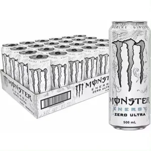 MONSTER  Ultra White Bebida energética sin azúcar,Mango Loco Bebida energética ,Original Bebida energética,Monster Energy Green Zero Azúcar 24*500 ml