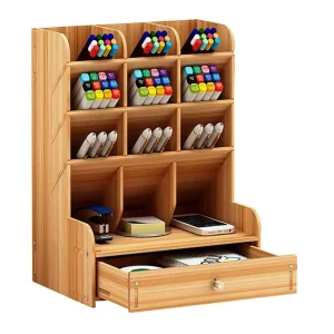 Organizador escritorio compacto funcional