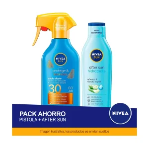NIVEA SUN Pack ahorro protector solar – Contiene crema solar y aftersun