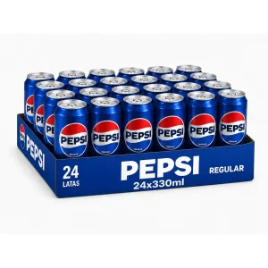 pack 24 pepsi regular 330ml lata