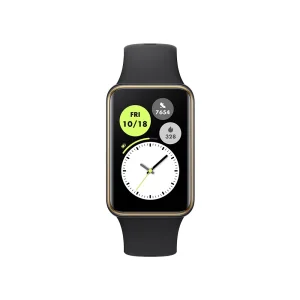 relojes inteligentes smartwatch – HONOR Band 10, Negro Versión EU, Pulsera de actividad Diseño de bordes curvos  | Salud matutina  | 14 días de duración de la pila