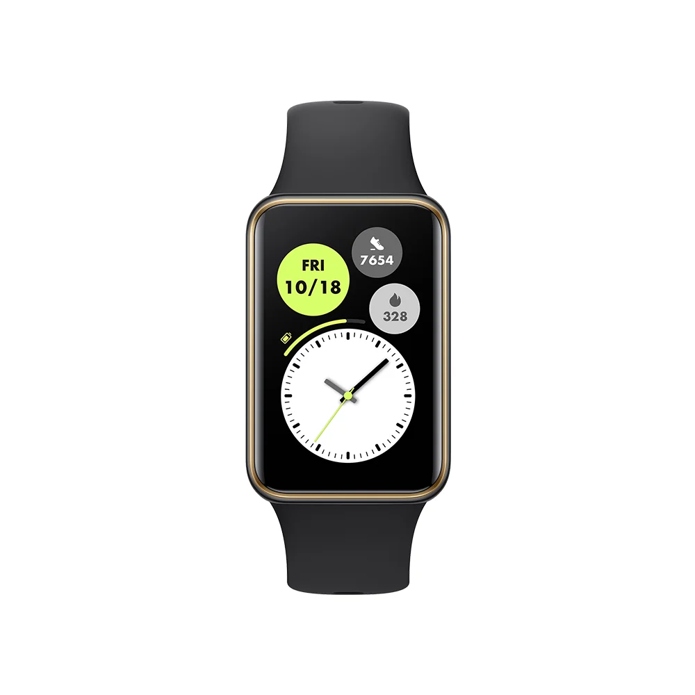 relojes inteligentes smartwatch - HONOR Band 10, Negro Versión EU, Pulsera de actividad Diseño de bordes curvos | Salud matutina | 14 días de duración de la pila