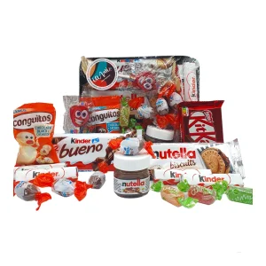Super Bandeja Chocolates Kinder – Nutella – Conguitos. +15 Unid. El Regalo Ideal para Comuniones, Bodas, Bautizos, Cumpleaños. Pack de Chocolates Kinder – Nutella – Conguitos [IAMI]