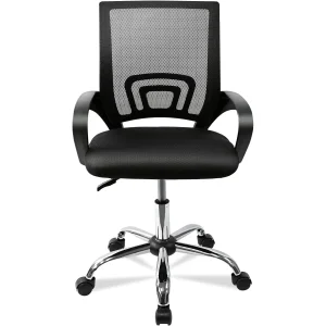 T-LoVendo – Silla de Oficina o Escritorio Ergonómica con Ruedas y Soporte Lumbar. Juvenil. Altura Regulable