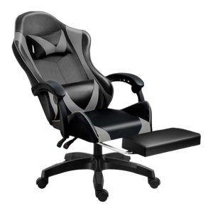 Silla Gaming para Escritorio, Oficina y Juegos Online Giratoria. Silla Cómoda de Altura Ajustable para Gaming ergonómica, de piel sintética.Silla racing de gaming videojuegos y de oficina. Es ergonómica y con diseño moderno (S001 7499 8499 Flash D7) | Miravia