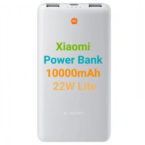 Xiaomi Power Bank 10000mAh 22W Lite – Batería portátil ligera con carga rápida 22.5W, 3 puertos y apta para llevar en avión